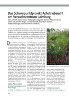 Das Schwerpunktprojekt Apfeltriebsucht am Versuchszentrum Laimburg