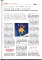 L'impiego del rame per la difesa dal colpo di fuoco