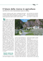 ll futuro della ricerca in agricoltura