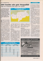 2004 brachte sehr gute Heuqualität