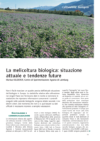 La melicoltura biologica: situazione attuale e tendenze future
