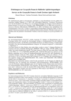 Erhebungen zur Cacopsylla-Fauna in Südtiroler Apfelertragsanlagen