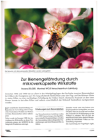 Zur Bienengefährdung durch mikroverkapselte Wirkstoffe