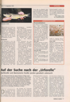 Auf der Suche nach der 'Urforelle'