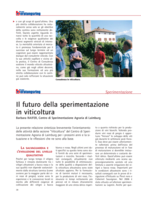 Il futuro della sperimentazione in viticoltura