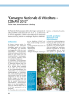 Convegno Nazionale di Viticoltura - CONAVI 2012