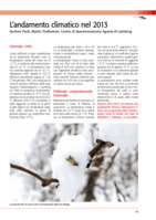 L’andamento meteorologico nel 2013