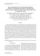 Relationship Between Texture Sensory Profiles and Optical Properties Measured by Time-Resolved Reflectance Spectroscopy During Post-Storage Shelf Life of ‘Braeburn’ Apples
