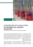 Fruchtqualität während der Lagerung erhalten: Die Wichtigkeit des optimalen Erntetermins