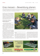 Gras messen - Beweidung planen