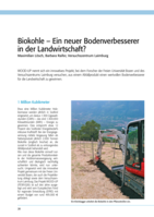 Biokohle - Ein neuer Bodenverbesserer für die Landwirtschaft
