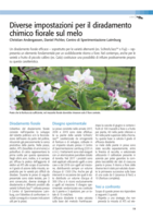 Diverse impostazioni per il diradamento