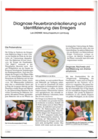 Diagnose, Feuerbrand-Isolierung und Identifizierung des Erregers