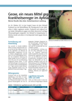 Geoxe, ein neues Mittel gegen pilzliche Krankheitserreger im Apfelanbau