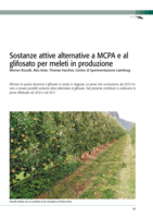 Sostanze alternative a MCPA e al glifosato per meleti in produzione