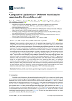 Comparative Lipidomics of Different Yeast Species Associated to Drosophila suzukii
