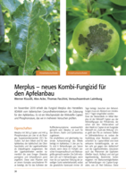 Merplus - neues Kombi-Fungizid für den Apfelanbau