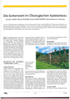 Die Sortenwahl im Ökologischen Apfelanbau