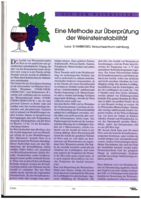 Eine Methode zur Überprüfung der Weinsteinstabilität