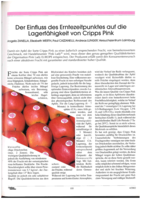 Einfluss des Erntezeitpunktes auf die Lagerfähigkeit von 'Pink Lady®'