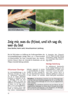Zeig mir was du (fr)isst, und ich sag die wer du bist