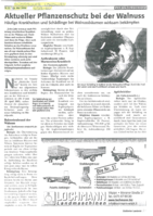 Aktueller Pflanzenschutz bei der Walnuss. Häufige Krankheiten und Schädlinge bei Walnussbäumen wirksam bekämpfen