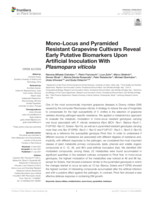 Mono-Locus and Pyramided Resistant Grapevine Cultivars Reveal Early Putative Biomarkers Upon Artificial Inoculation With Plasmopara viticola