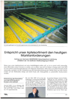 Entspricht unser Apfelsortiment noch den Anforderungen des Marktes