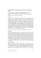 A simple model for the estimation of protein content of first-cut meadow forage