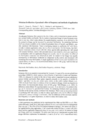 Selenium fertilisation of grassland: effect of frequenca and methods of application
