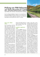 Prüfung von PIWI Sorten am Versuchszentrum Laimburg