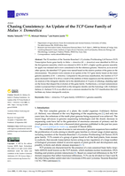 Chasing Consistency: An Update of the TCP Gene Family of Malus × Domestica