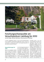 Forschungsschwerpunkte am Versuchszentrum Laimburg bis 2030