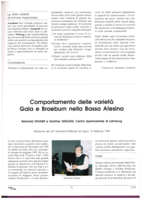 Comportamento delle varietà Gala e Braeburn nella Bassa Atesina