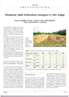 Situazione della frutticoltura biologica in Alto Adige