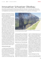 Innovativer Schweizer Obstbau