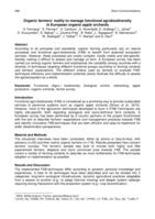 Organic farmers’ reality to manage functional agrobiodiversity in European organic apple orchards