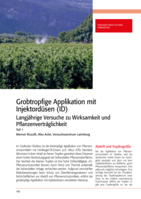 Grobtropfige Applikation mit Injektordüsen (ID). Langjährige Versuche zur Wirksamkeit und Pflanzenverträglichkeit Teil 1