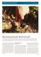 Nischenprodukt Rohnensaft