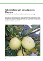 Nebenwirkung von Sercadis gegen Alternaria
