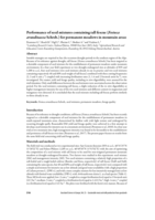 Performance of seed mixtures containing tall fescue (Festuca arundinacea Schreb.) for permanent meadows in mountain areas