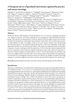 A European survey of grassland innovations captured by practice and science meetings