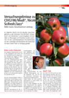 Versuchsergebnisse zu den Clubsorten CIVG198/Modì® , Nicoter/Kanzi® und Scifresh/Jazz®