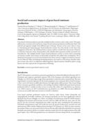 Social and economic impacts of grass based ruminant production