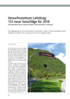 Versuchszentrum Laimburg: 153 neue Vorschläge für 2018