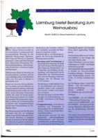 Laimburg bietet Beratung zum Weinausbau