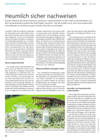 Heumilch sicher nachweisen