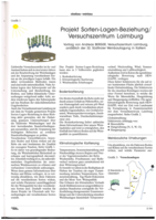 Projekt Sorten-Lagen-Beziehung / Versuchszentrum Laimburg