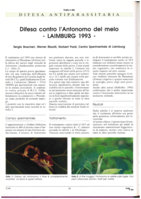 Difesa contro l'Antonomo del melo - Laimburg 1993