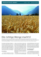 Die richtige Menge macht’s